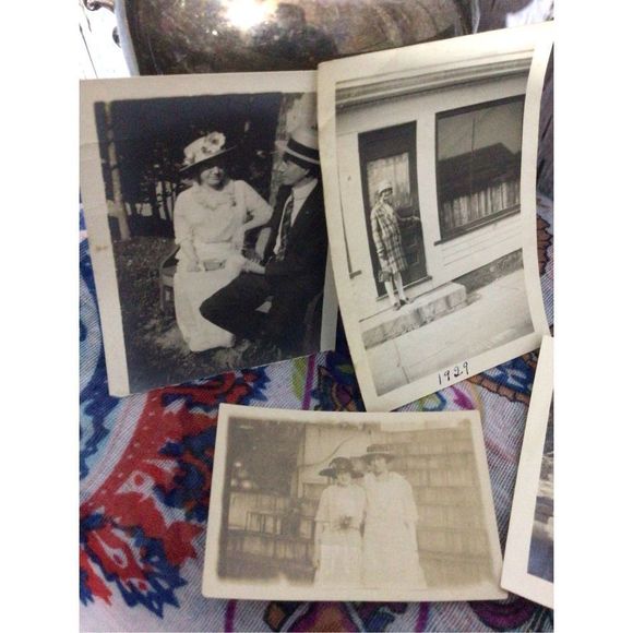 1920’s Antique Bundle of Snapshots Photos Black & White Small Vintage Photos - Picture 3 of 9